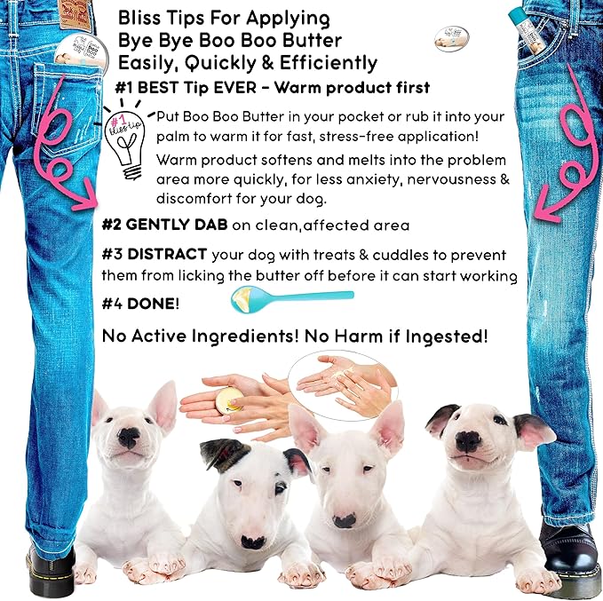 The Blissful Dog 1 oz TIN Bull Terrier Booboo Butter