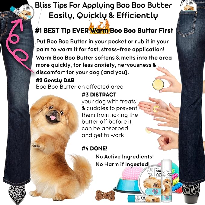 The Blissful Dog 1 oz TIN Pekingese Booboo Butter
