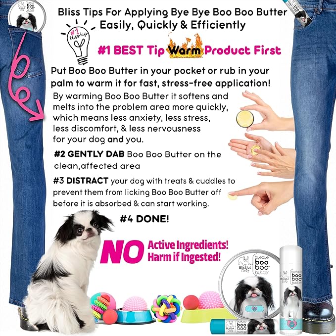 The Blissful Dog .15 oz Tube Japanese Chin Booboo Butter