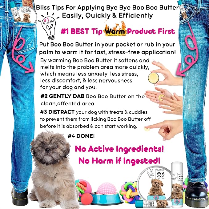 The Blissful Dog Lhasa Apso Boo Boo Butter, 1-Ounce