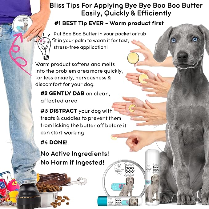 The Blissful Dog Weimaraner Boo Boo Butter, 16 oz.