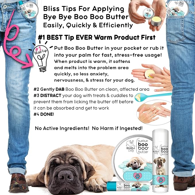 The Blissful Dog Anatolian Shepherd Boo Boo Butter, 8 Ounce