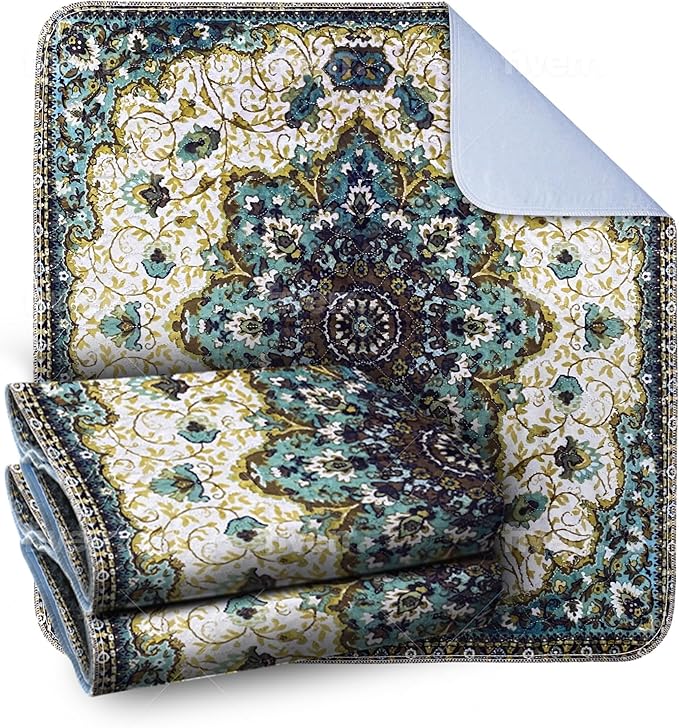 Washable Pee Pads for Dogs - Super Absorbent Reusable Puppy Training Pads - 100% Waterproof, Leak-Proof & Non-Slip Whelping Pads for Pet Housebreaking