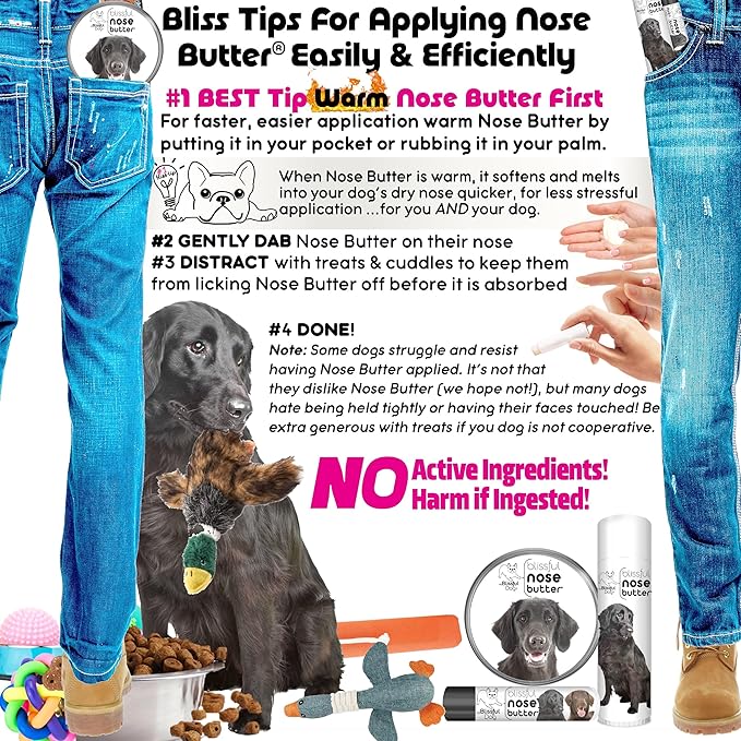 The Blissful Dog Flat Coat Retriever Unscented Nose Butter, 16oz