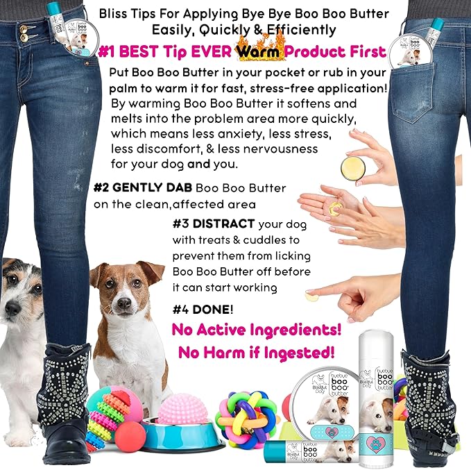 The Blissful Dog .50 oz Tube Jack Russell Terrier Booboo Butter