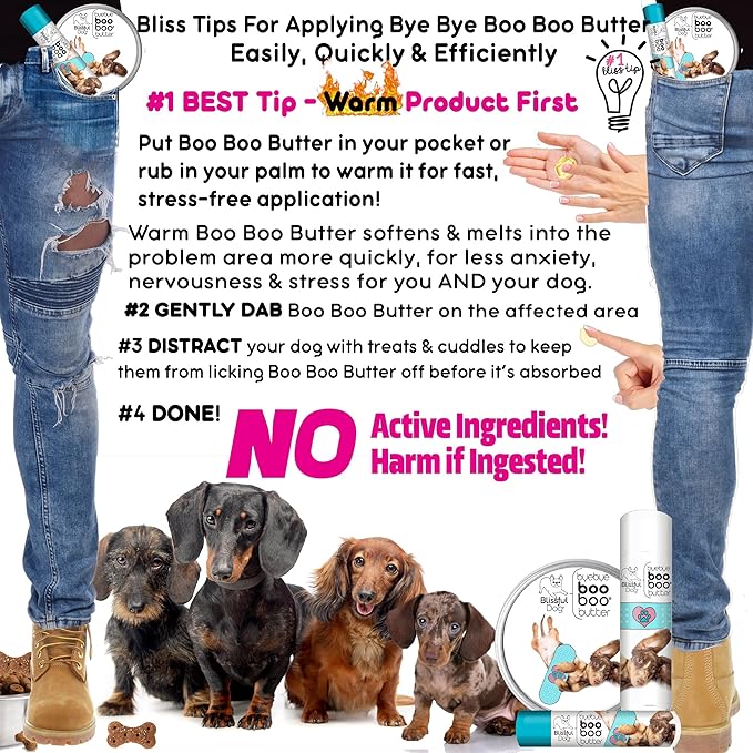 The Blissful Dog 4 oz TIN Dachshund Booboo Butter