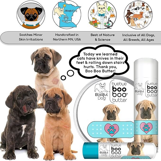 The Blissful Dog .15 oz Tube Bullmastiff Booboo Butter
