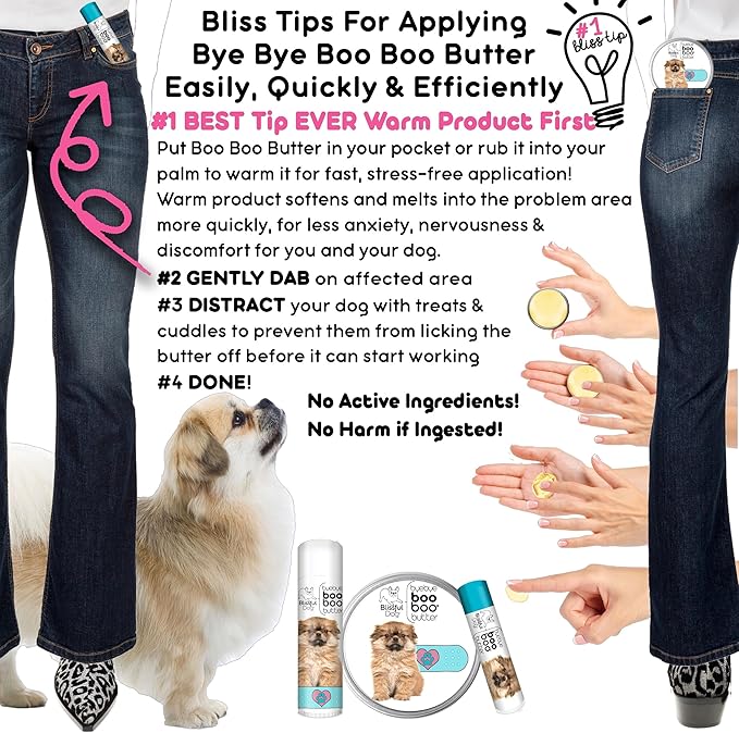 The Blissful Dog Tibetan Spaniel Boo Boo Butter, 4 oz