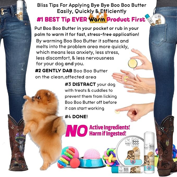 The Blissful Dog .15 oz Tube Pomeranian Booboo Butter