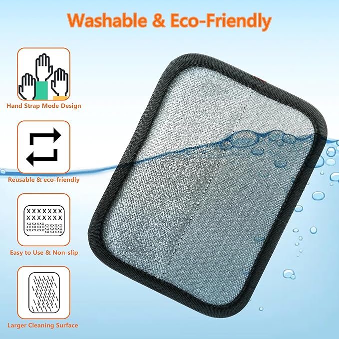 Pet Hair Removal Glove，Static Electricity Grooming Mitt Tool for Dogs & Cats - Remove Fur from Pets, Furniture, Car Seats