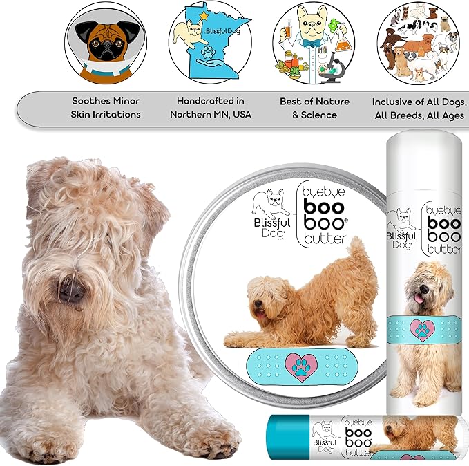 The Blissful Dog Soft Coated Wheaten Terrier Boo Boo Butter, 0.50 Ounce