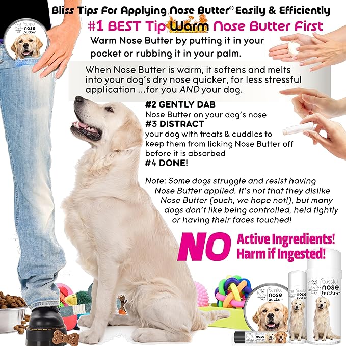 The Blissful Dog Golden Retreiver Unscented Nose Butter