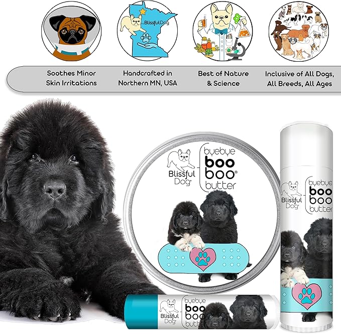 The Blissful Dog .50 oz Tube Newfoundland Booboo Butter