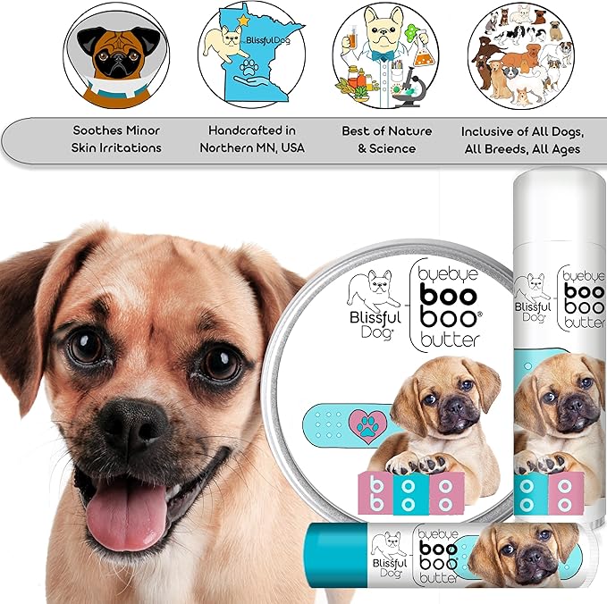 The Blissful Dog Puggle Boo Boo Butter, 2-Ounce