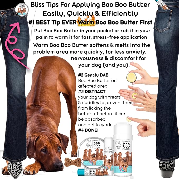 The Blissful Dog Rhodesian Ridgeback Boo Boo Butter, 16 oz.