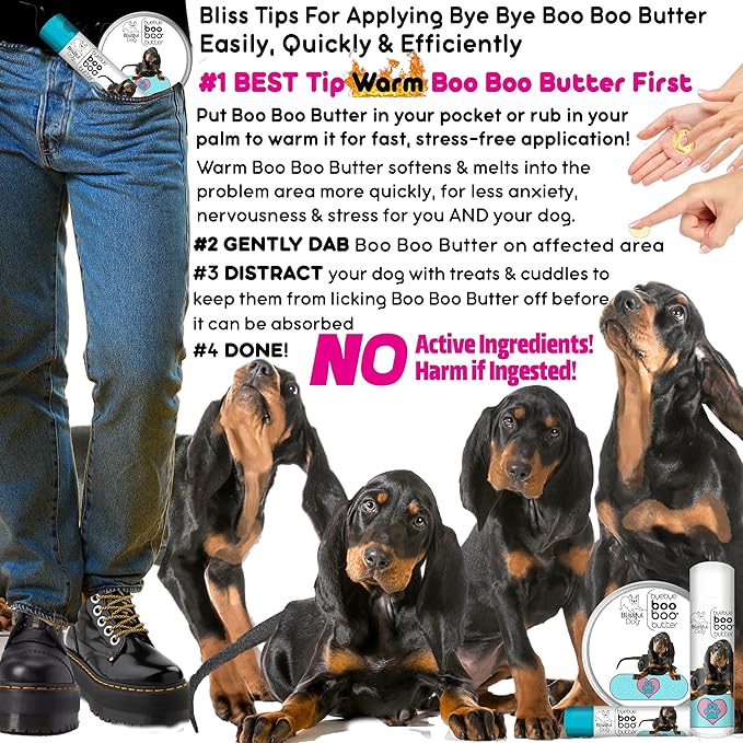 The Blissful Dog Coonhound Boo Boo Butter, 8-Ounce