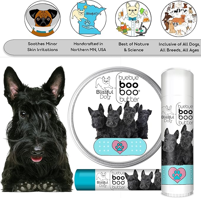 The Blissful Dog Scottish Terrier Boo Boo Butter, 2 Ounce