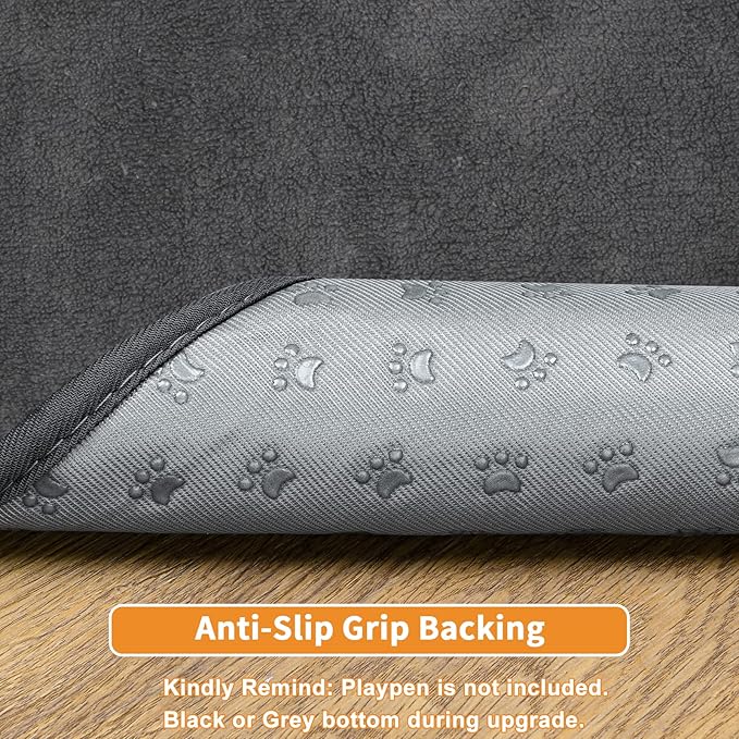 Reusable Pee Pads for Dogs, 24x48 4 Pack Washable Puppy Pads, Absorb Dog Mats Non-Slip Puppy Training Pads for Whelping, Potty, Training, Playpen, Crate