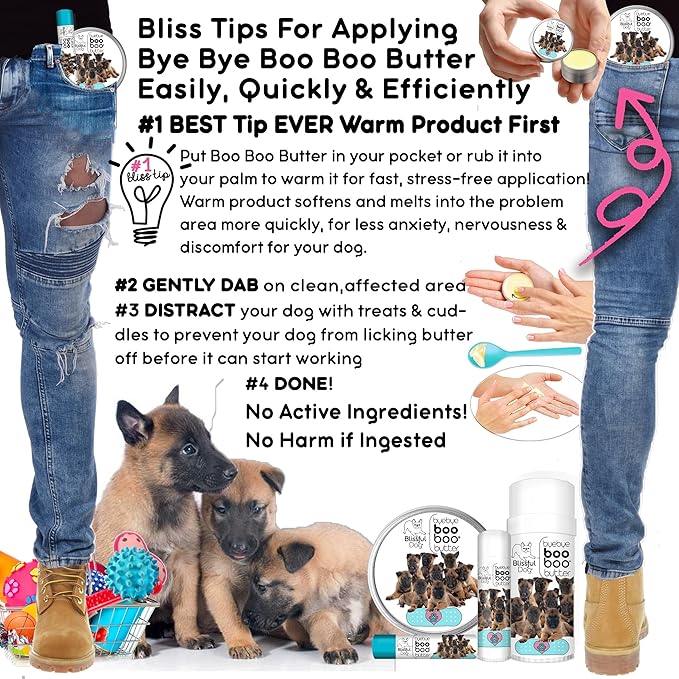 The Blissful Dog Belgian Malinois Boo Butter, .15 oz