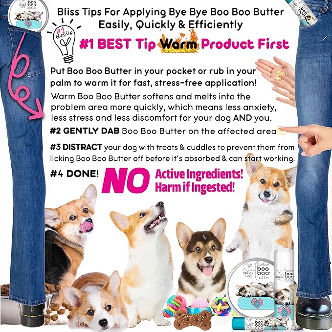 The Blissful Dog 2 oz TIN Corgi Booboo Butter