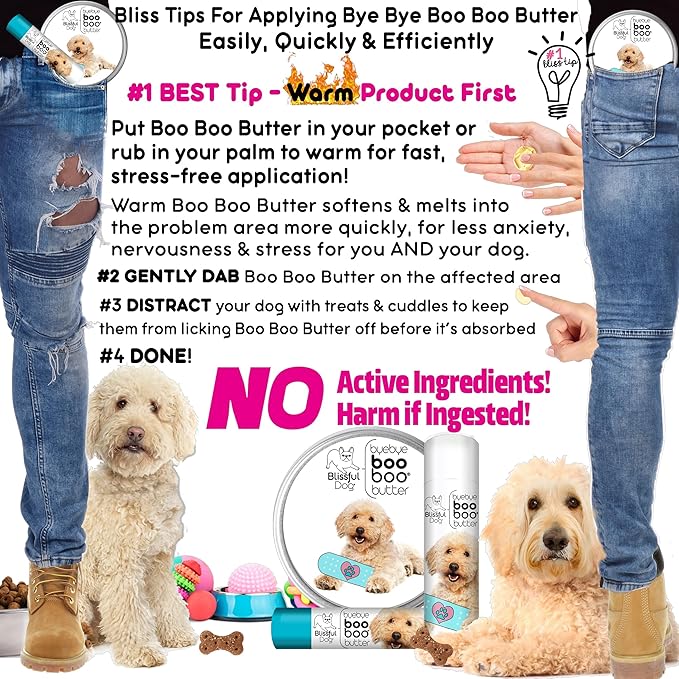 The Blissful Dog 8 oz TIN Goldendoodle Booboo Butter