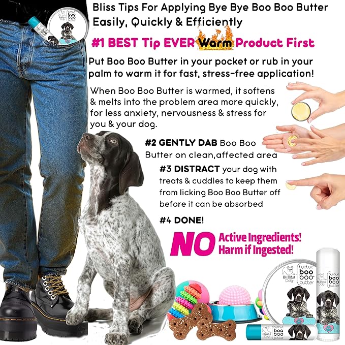 The Blissful Dog .50 oz Tube German Shorthaired Pointer Booboo Butter