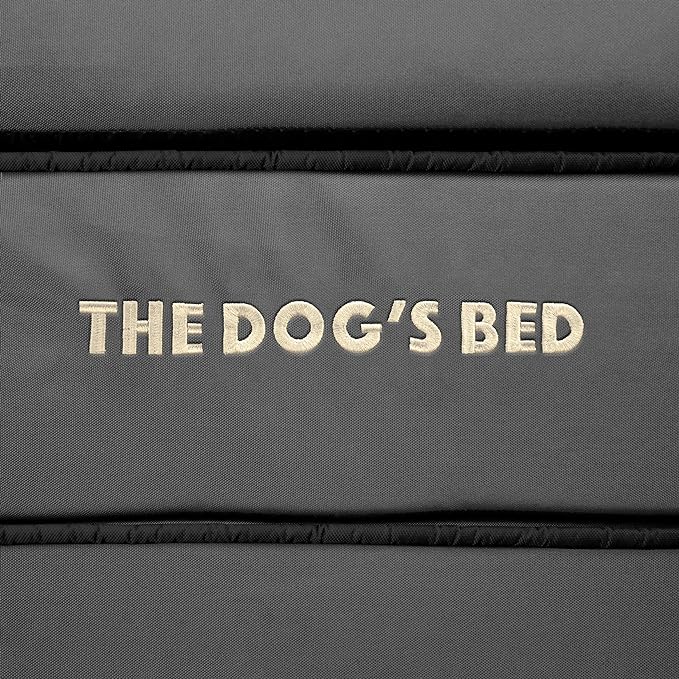 The Dog’s Bed Large Grey with Black Trim 36x27, Waterproof, Veterinary Grade Memory Foam, Pain Relief: Arthritis, Hip & Elbow Dysplasia, Post Surgery, Supportive, Washable Cover, Veterinary-Approved